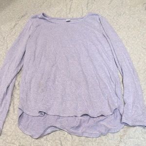 Light purple long sleeve top Women’s S